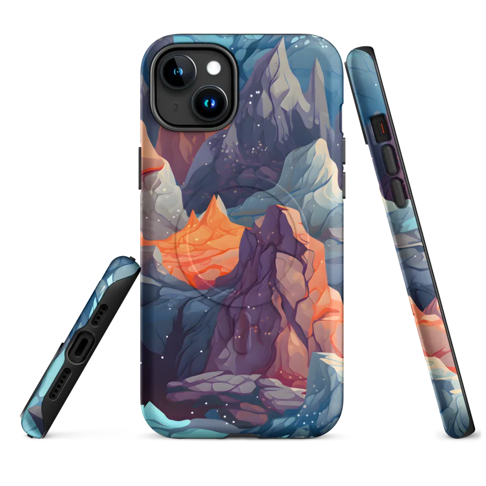 Mystical Peaks of Imagination | Phone Case |  15 Plus | MagSafe® Tough Case | Matte