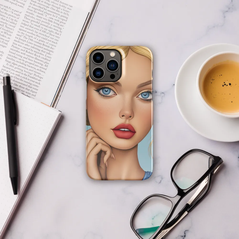Serenity in Blue | Phone Case |  13 Pro Max | Snap Case | Glossy