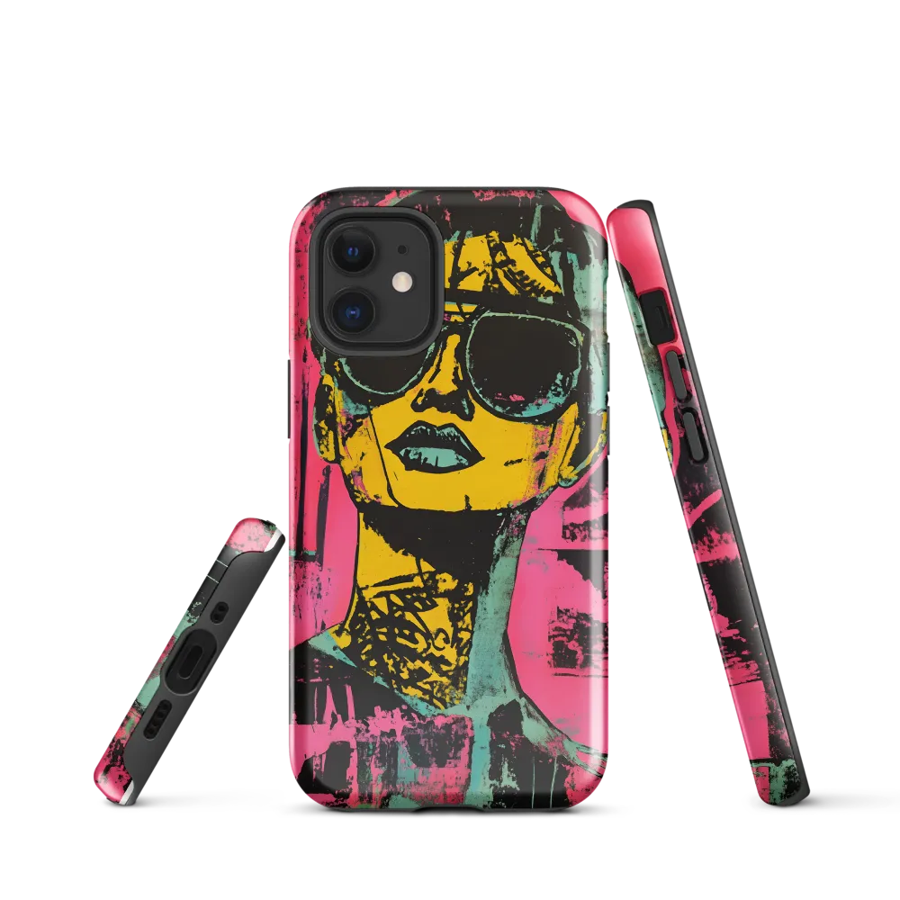Confident Portrait in Neon Colors