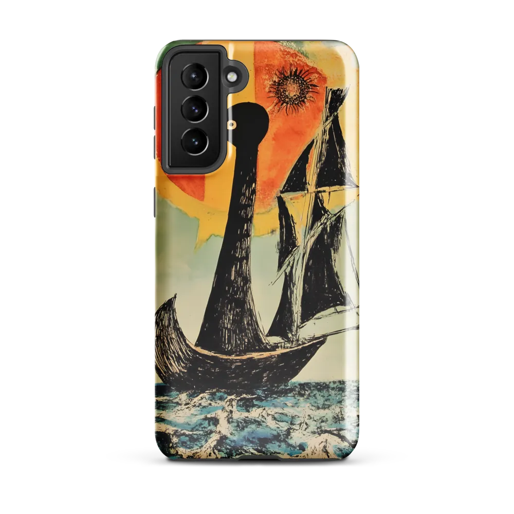 Sailing into the Surreal | Phone Case |  S21 Plus | Tough Case | Glossy