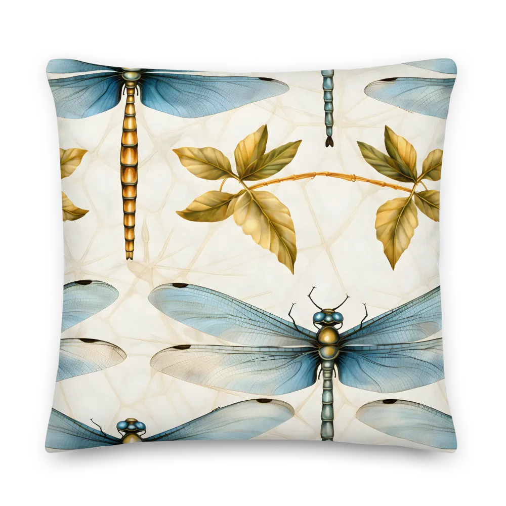 Ethereal Dance of Dragonflies | Pillow | 22″×22″