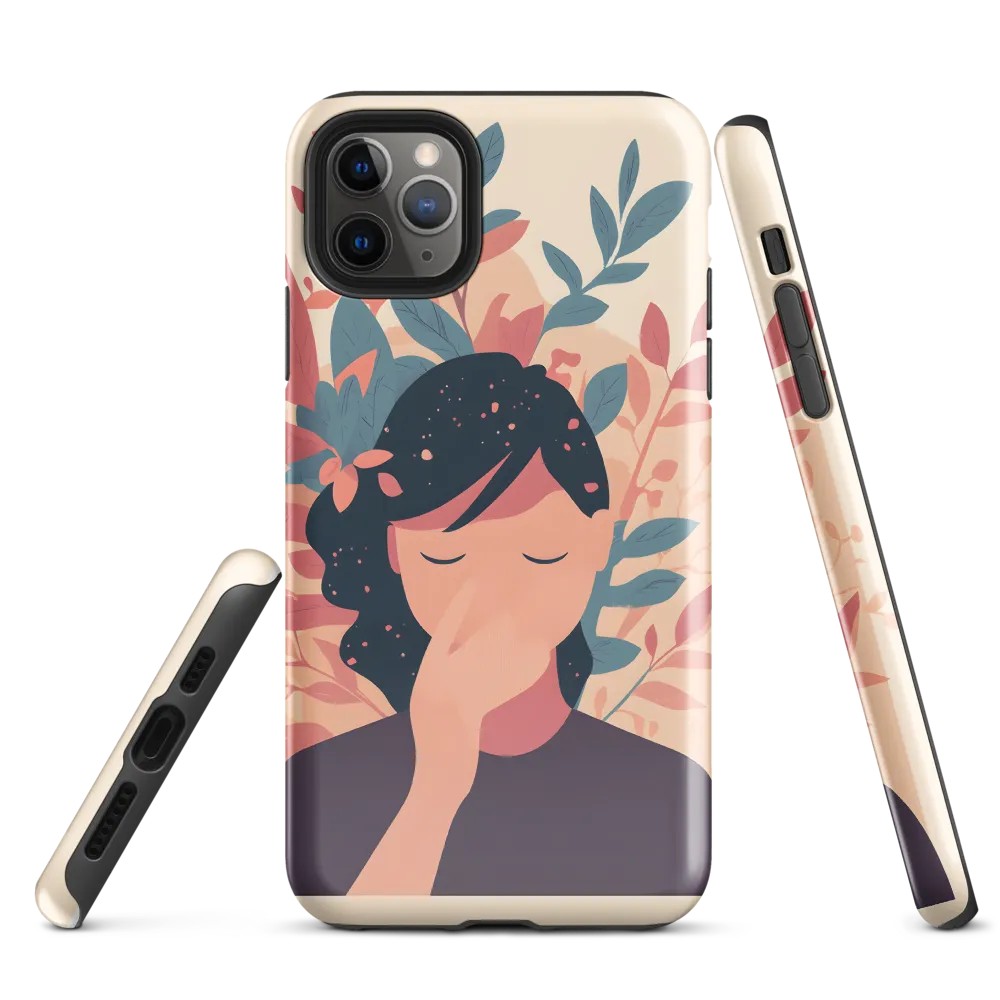 Whispers of Nature: A Serene Contemplation | Phone Case |  11 Pro Max | Tough Case | Glossy