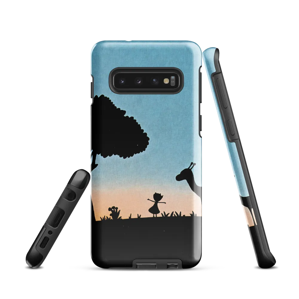 Curiosity in the Silhouette | Phone Case |  S10 | Tough Case | Glossy