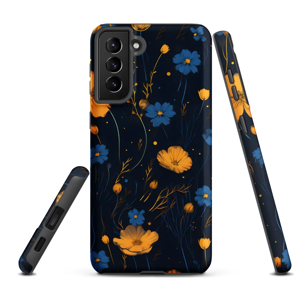 Nocturnal Blossoms | Phone Case |  S21 Plus | Tough Case | Matte