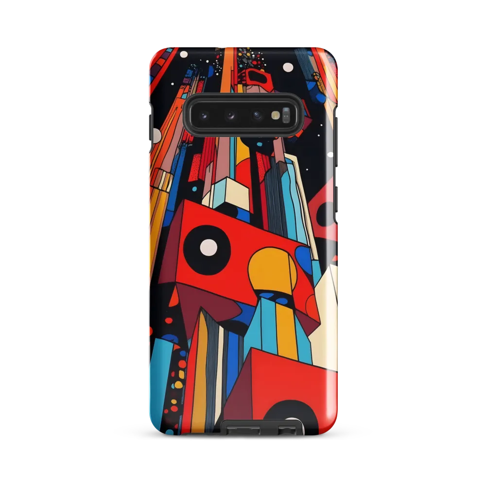 Urban Symmetry: A Dance of Geometry | Phone Case |  S10 Plus | Tough Case | Glossy