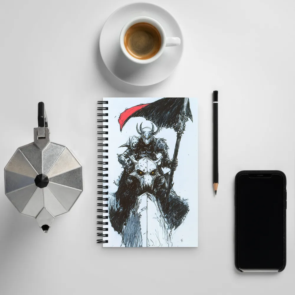 Knight of Shadows | Spiral Notebook