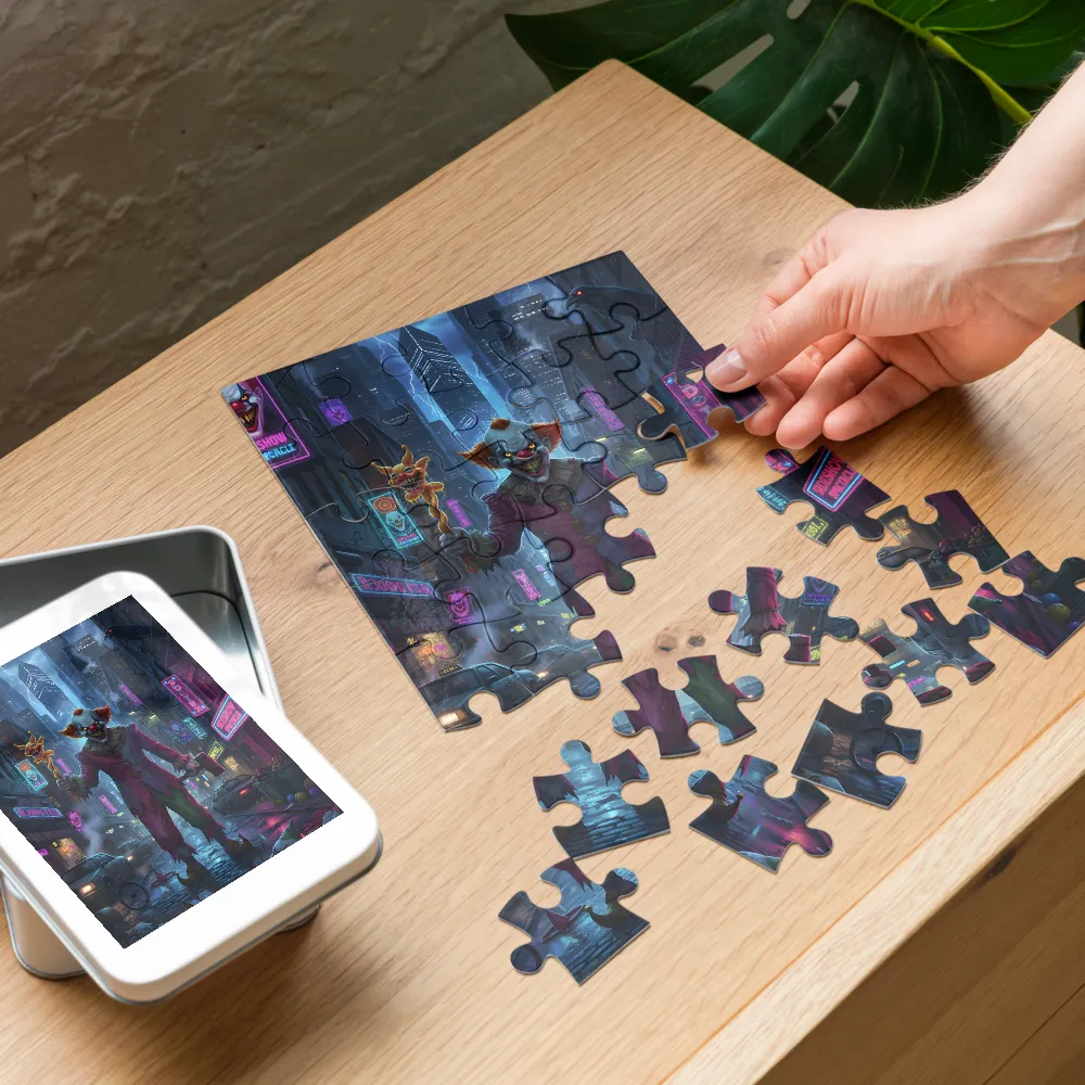 Sideshow Menace 
 Jigsaw Puzzle in Tin Box