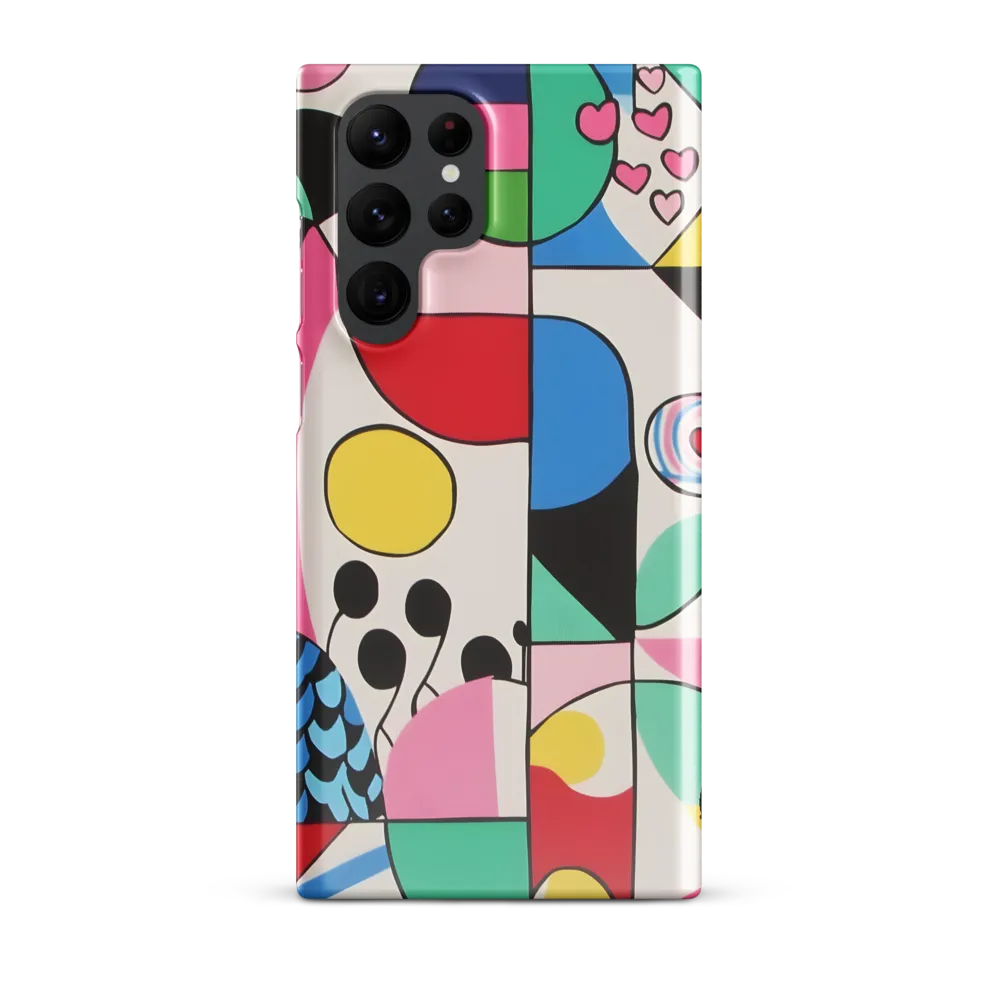 Dynamic Interplay of Shapes | Phone Case |  S22 Ultra | Snap Case | Glossy