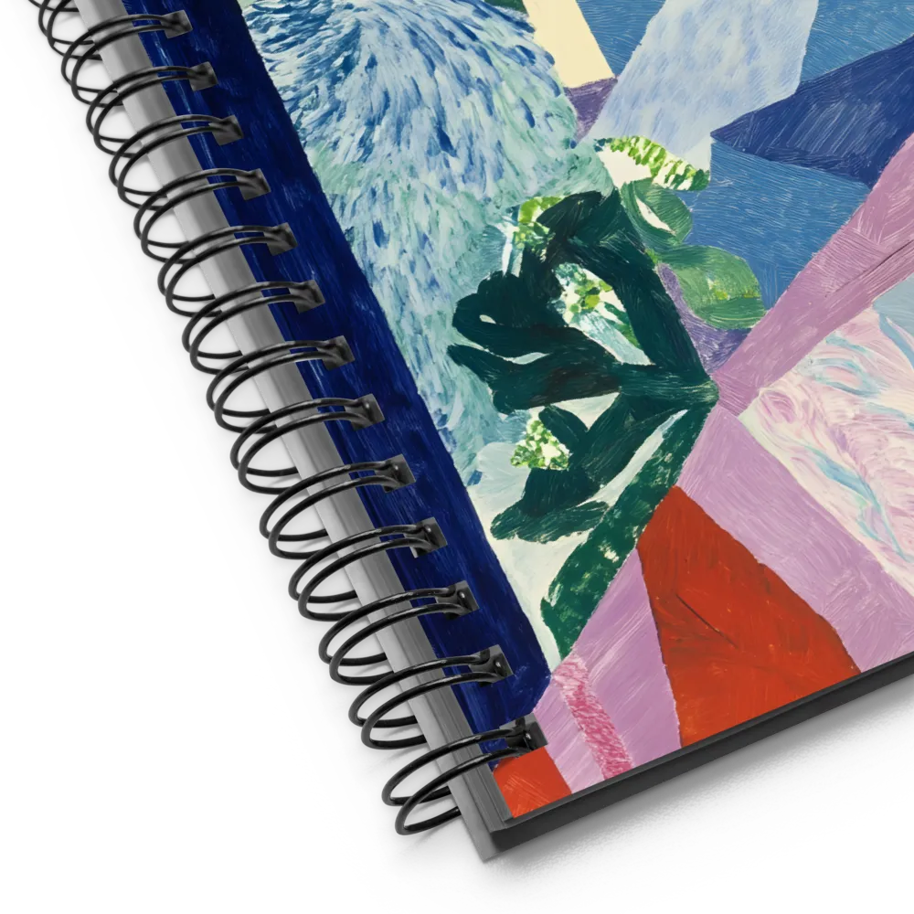 Playful Harmony in Color and Form | Spiral Notebook