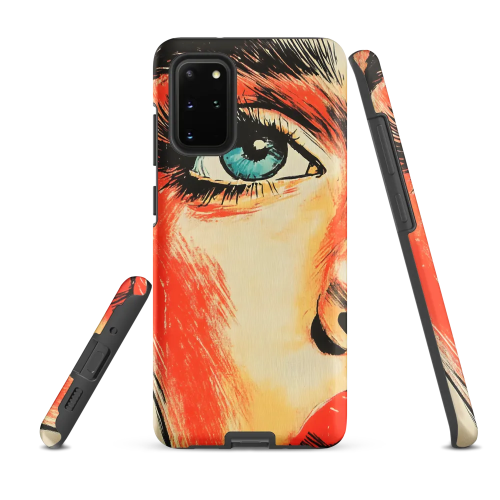 Intense Gaze: A Pop Art Portrait