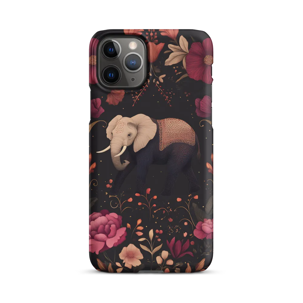 Whispers of the Wild: Elephants and Blooms