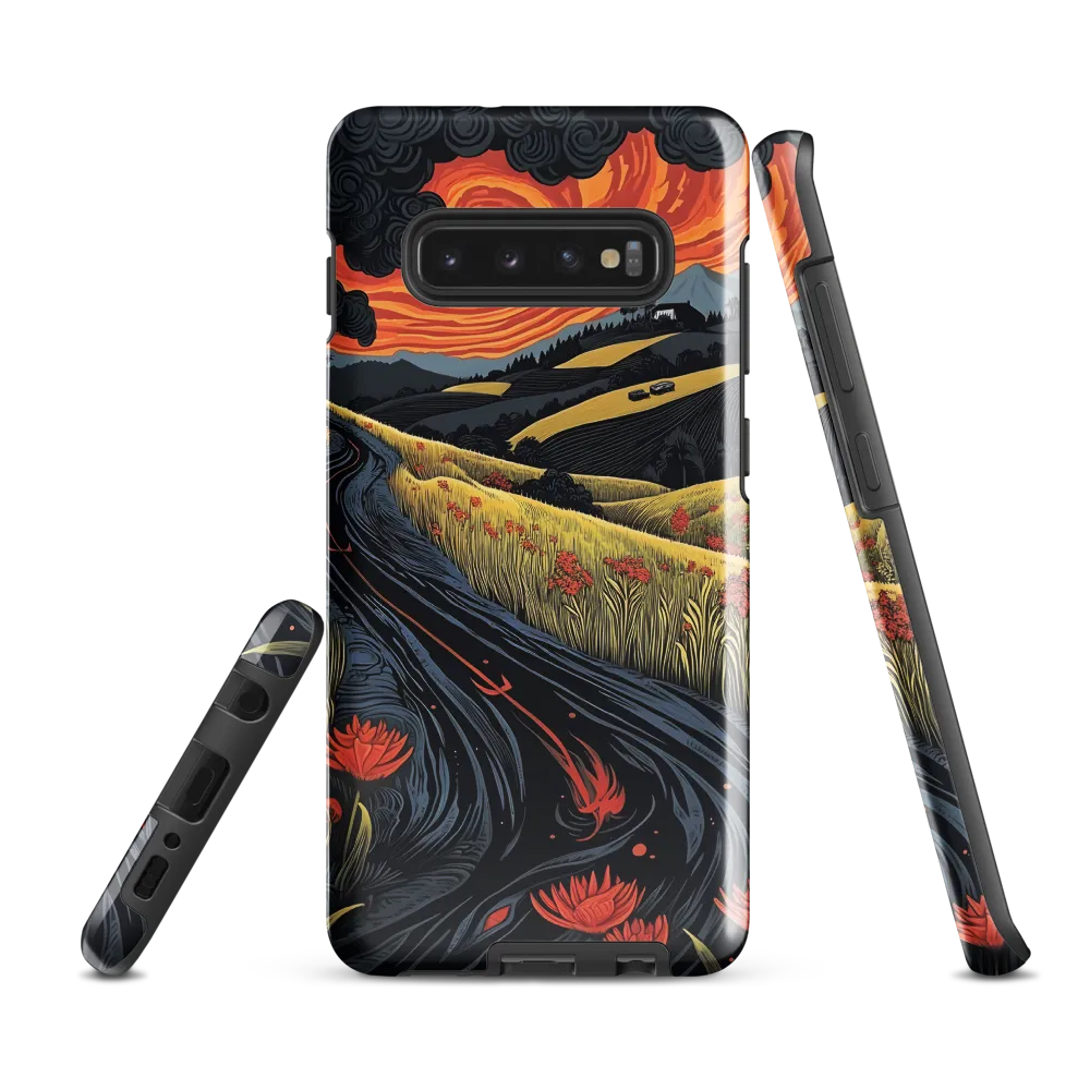 Whispers of the Winding Road | Phone Case |  S10 Plus | Tough Case | Glossy