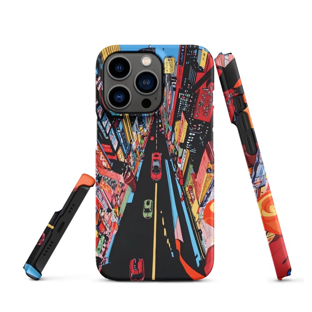 Urban Symphony: A Bird's-Eye View of Life | Phone Case |  13 Pro | Snap Case | Matte