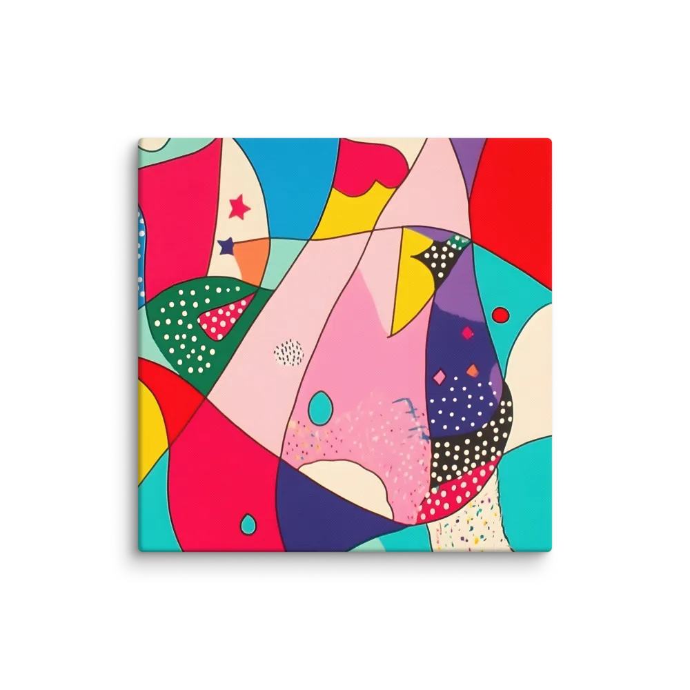 Playful Geometry in Color | Canvas | 36″×36″