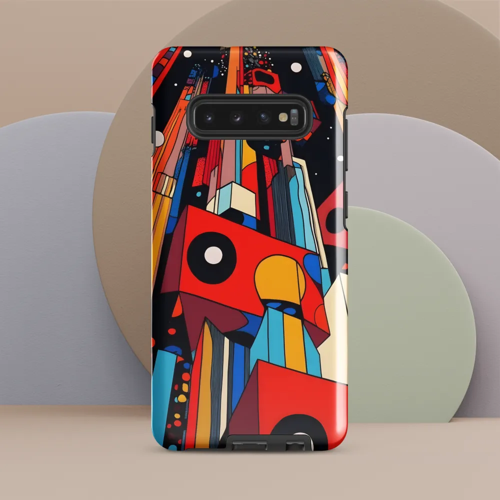 Urban Symmetry: A Dance of Geometry | Phone Case |  S10 Plus | Tough Case | Glossy