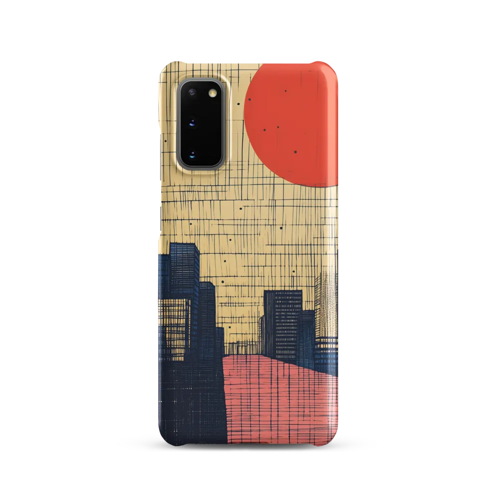 Urban Echoes: A Minimalist Cityscape