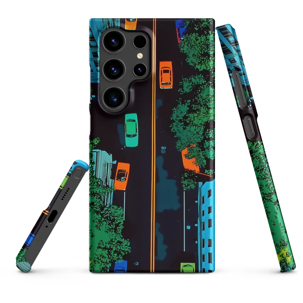 Urban Pulse: A Colorful Intersection