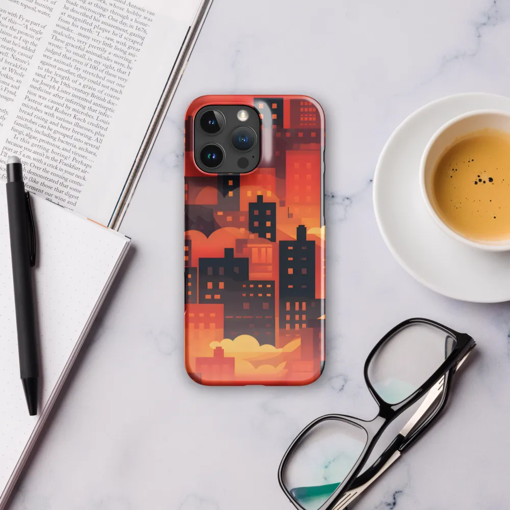 Radiance of the Urban Horizon | Phone Case |  16 Pro Max | Snap Case | Glossy