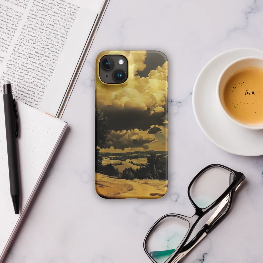 Golden Serenity in the Landscape | Phone Case |  15 Plus | Snap Case | Matte