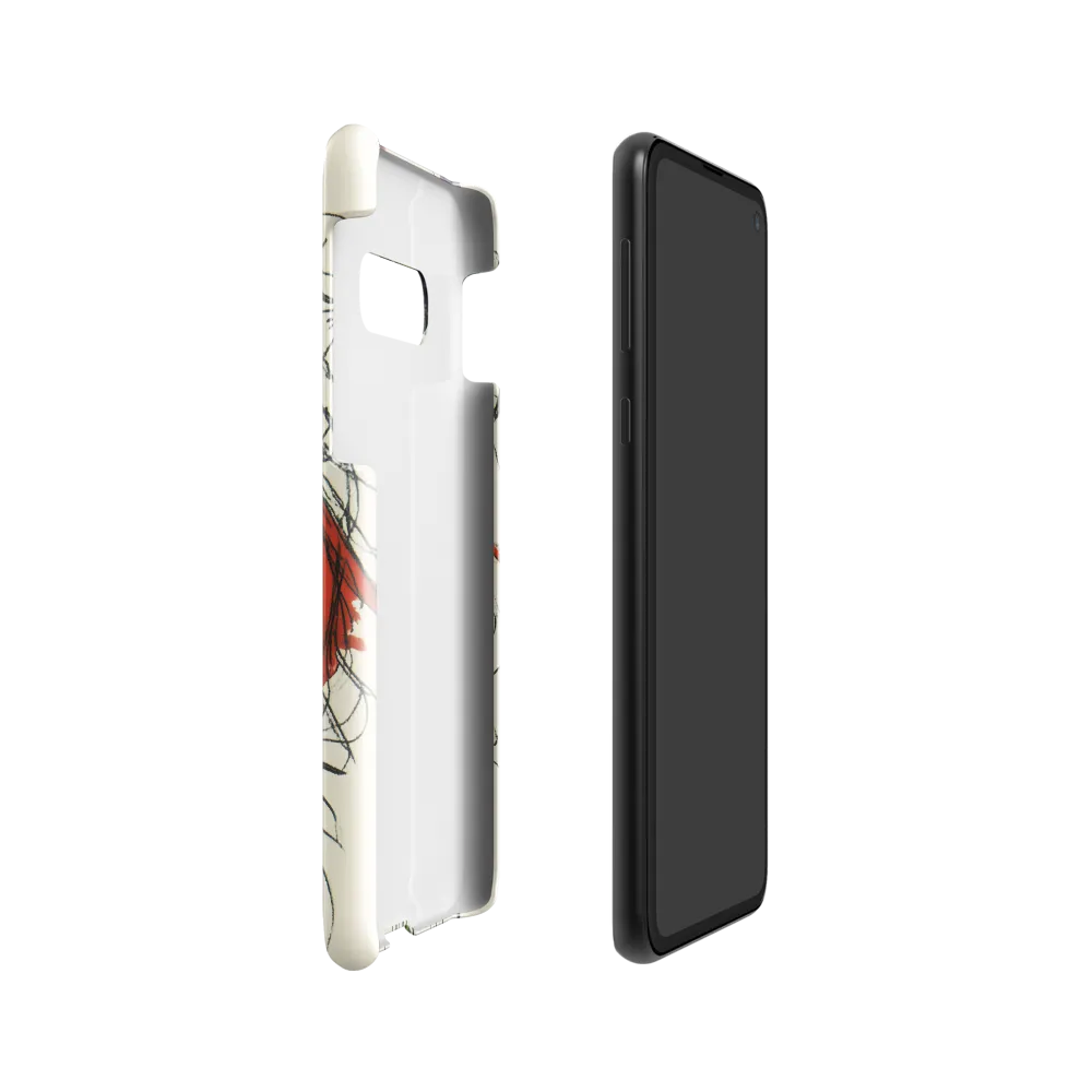 Whimsical Floral Portrait | Phone Case |  S10e | Snap Case | Glossy