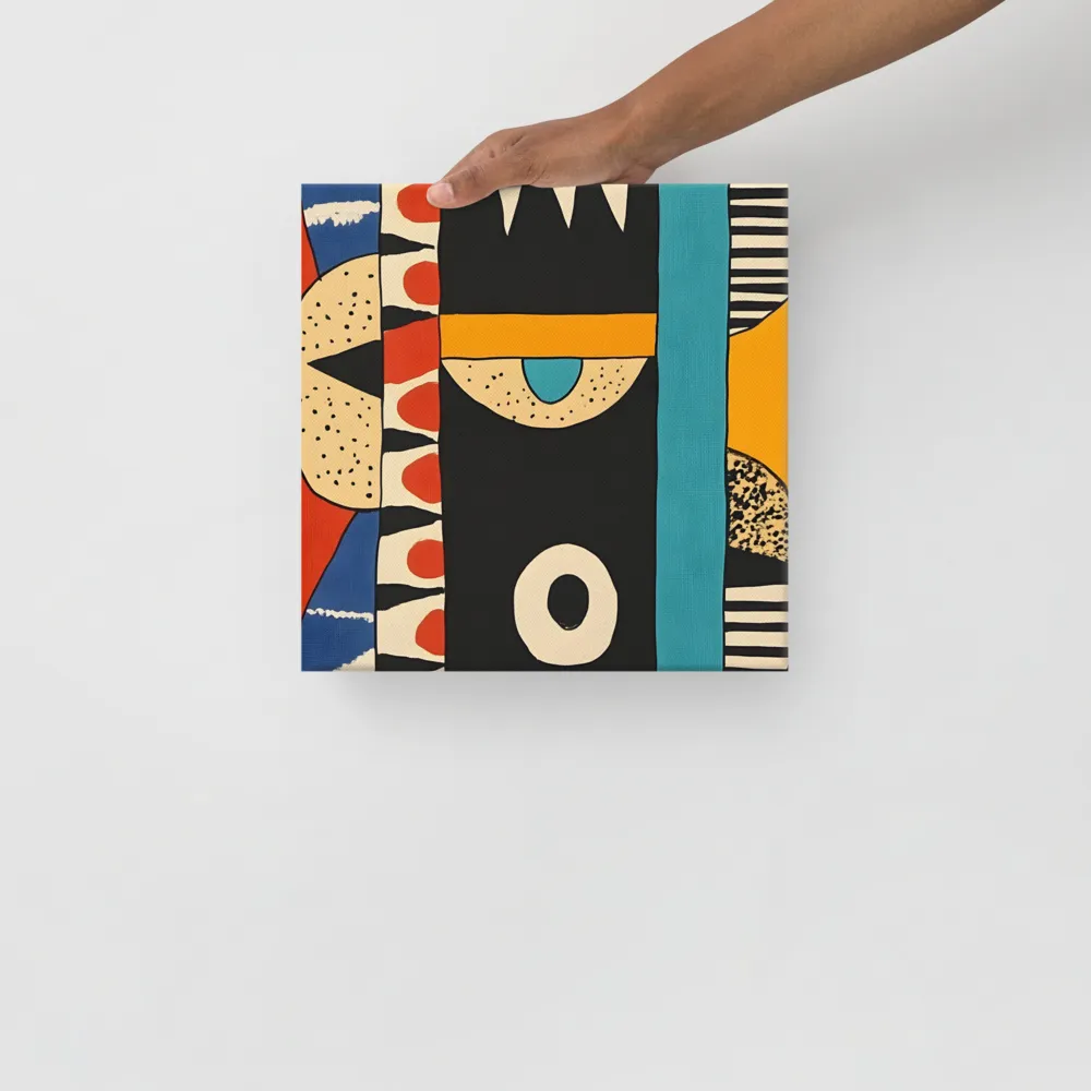 Playful Geometry: A Modern Abstract Exploration | Art Print