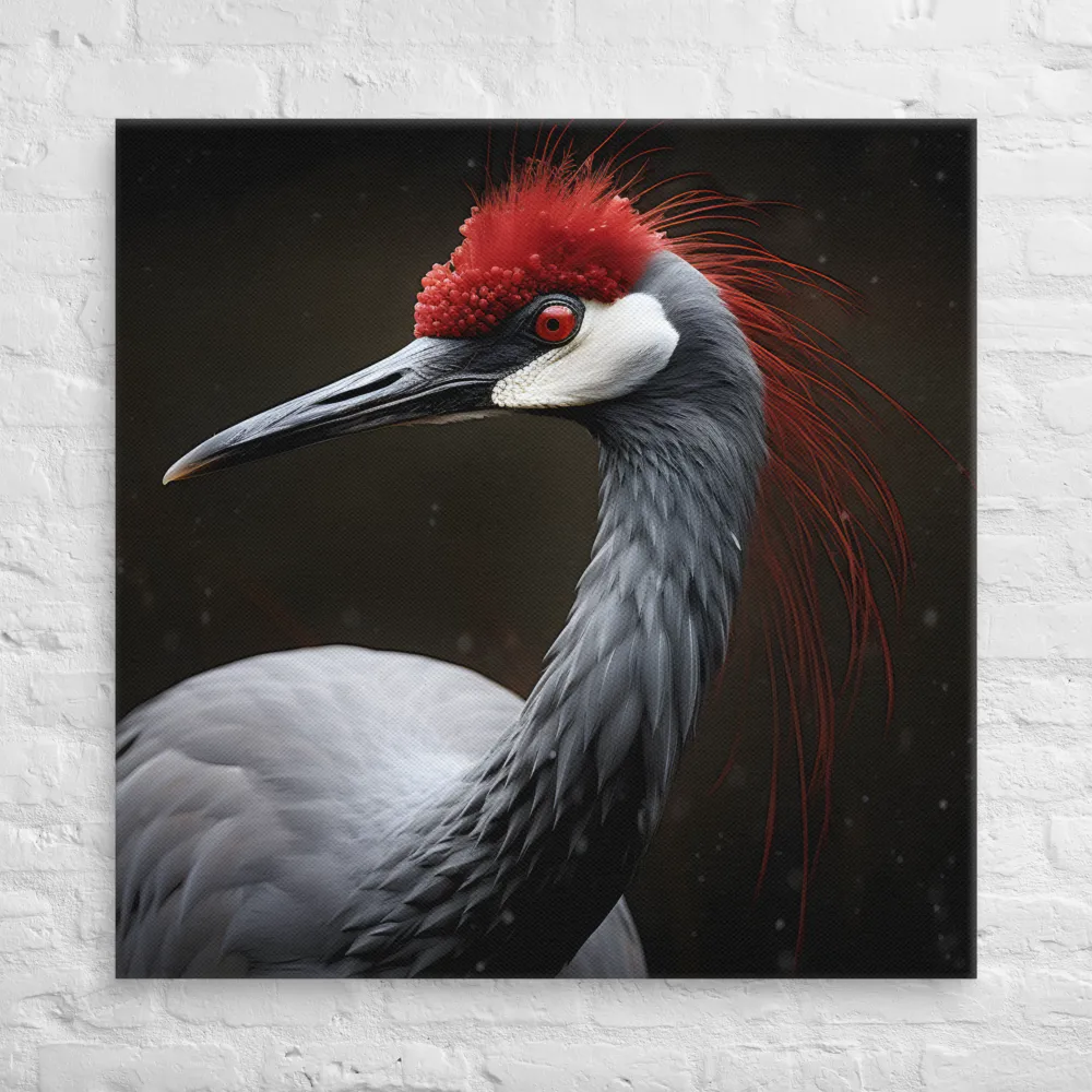 Ember-Crested Elegance | Canvas | 37″×37″