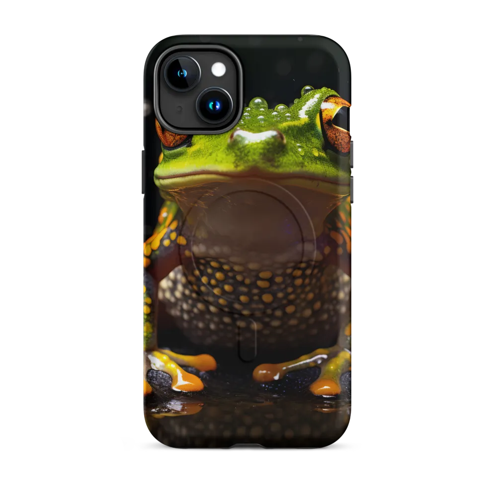 Emerald Elegance: The Frog in Focus