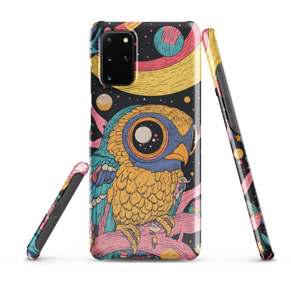 Whimsical Cosmic Owl | Phone Case |  S20 Plus | Snap Case | Glossy