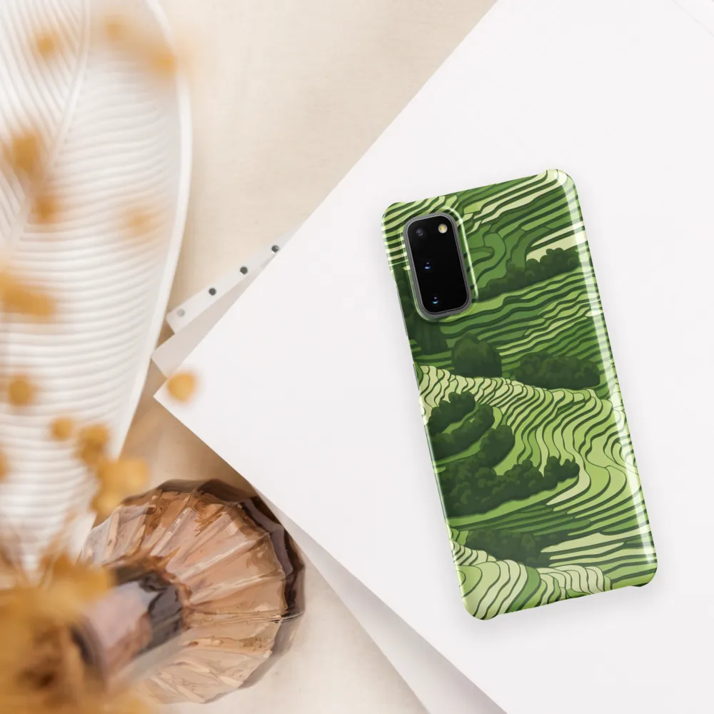 Waves of Green: An Abstract Landscape
