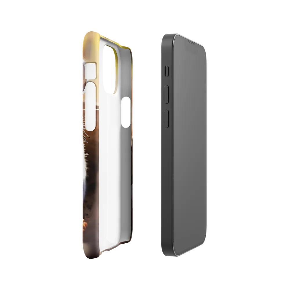 Gentle Whispers of Nature: The Chinchilla | Phone Case |  13 Mini | Snap Case | Matte