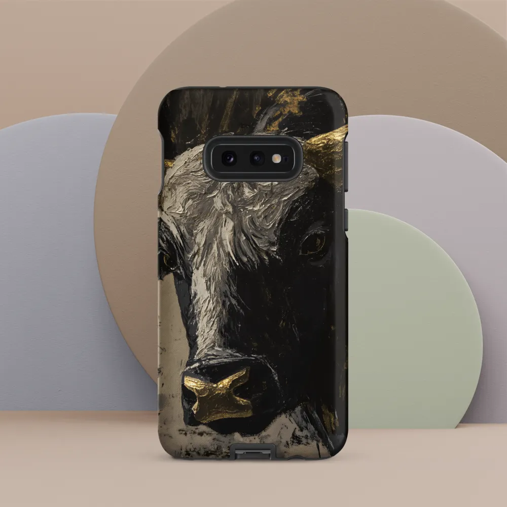Majestic Bull: The Power in Black and Gold