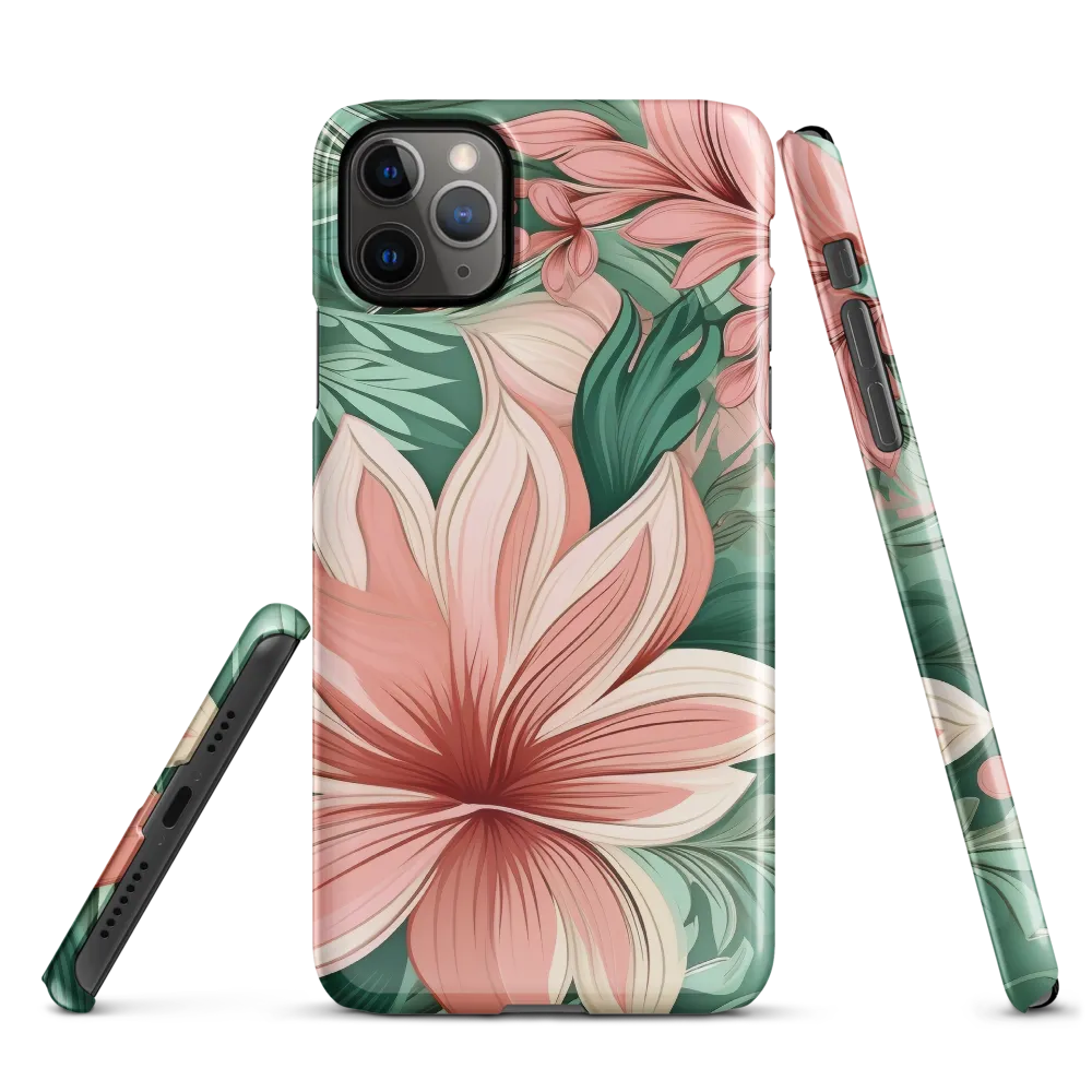 Tropical Blossoms | Phone Case |  11 Pro Max | Snap Case | Glossy