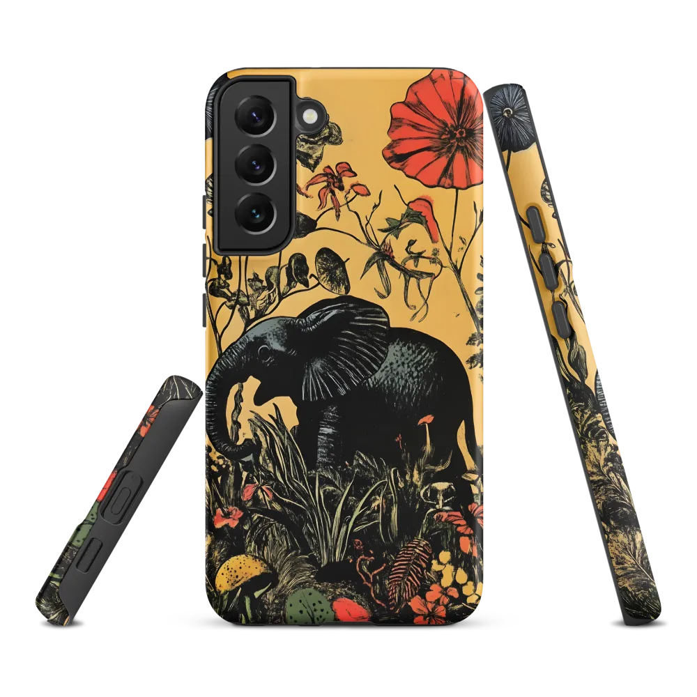 Floral Majesty: The Elephant's Sanctuary
