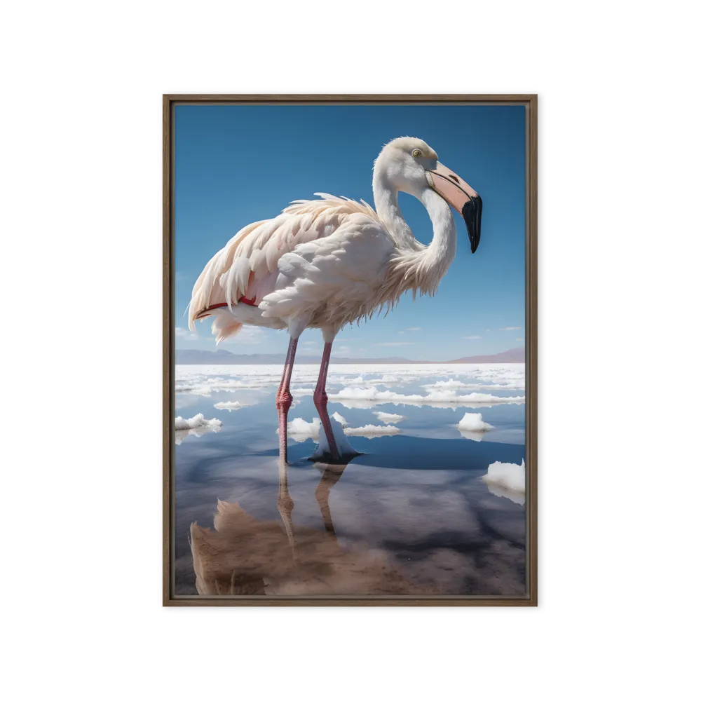 Graceful Solitude of a Flamingo