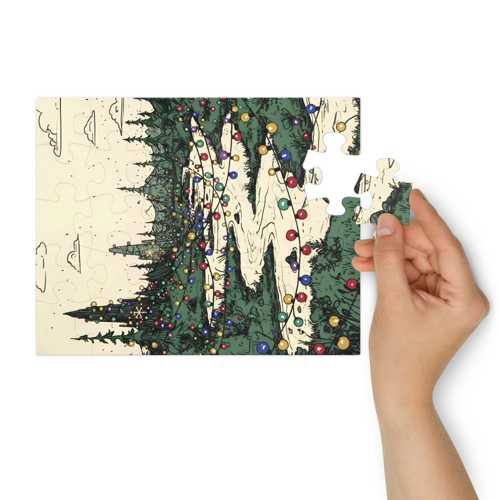 River of Lights 
 Jigsaw Puzzle in Tin Box
