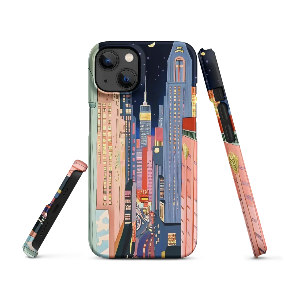 Urban Dreamscape: A Pop Art Night | Phone Case |  13 | Snap Case | Matte
