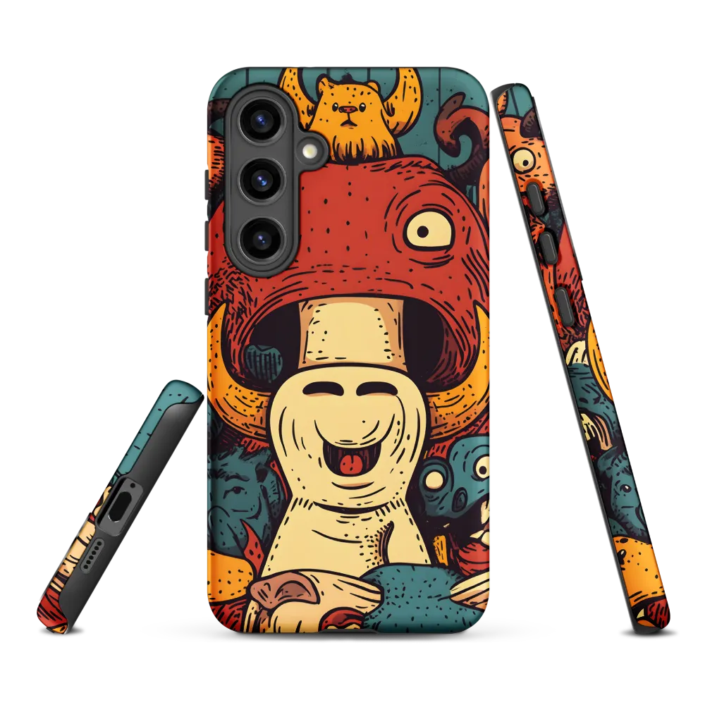 Whimsical Gathering of Creatures | Phone Case |  S24 Plus | Tough Case | Matte