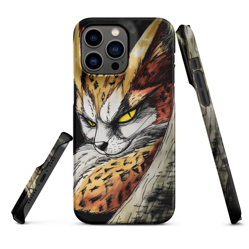 Fierce Gaze of the Wild Cat