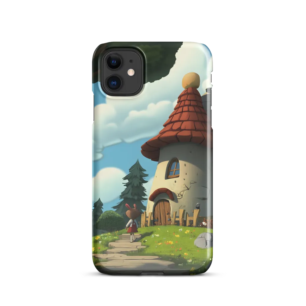 Whimsical Cottage in a Serene Landscape | Phone Case |  11 | Snap Case | Glossy