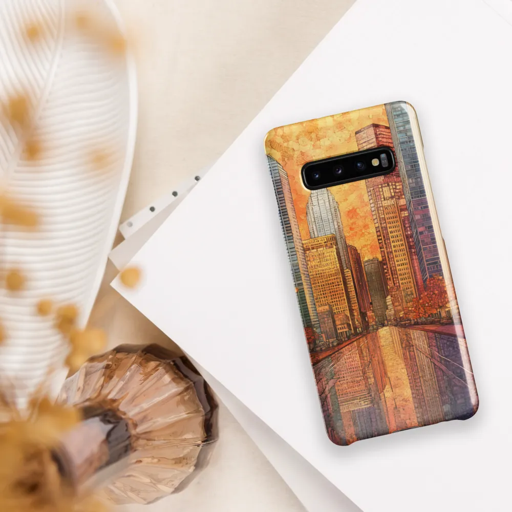 Reflections of a Vibrant City | Phone Case |  S10 Plus | Snap Case | Glossy