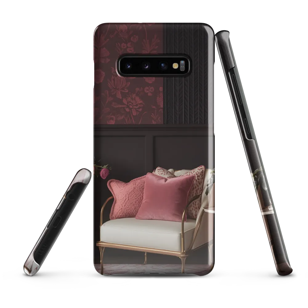 Elegance in Contrast: A Modern Interior Design | Phone Case |  S10 Plus | Snap Case | Glossy