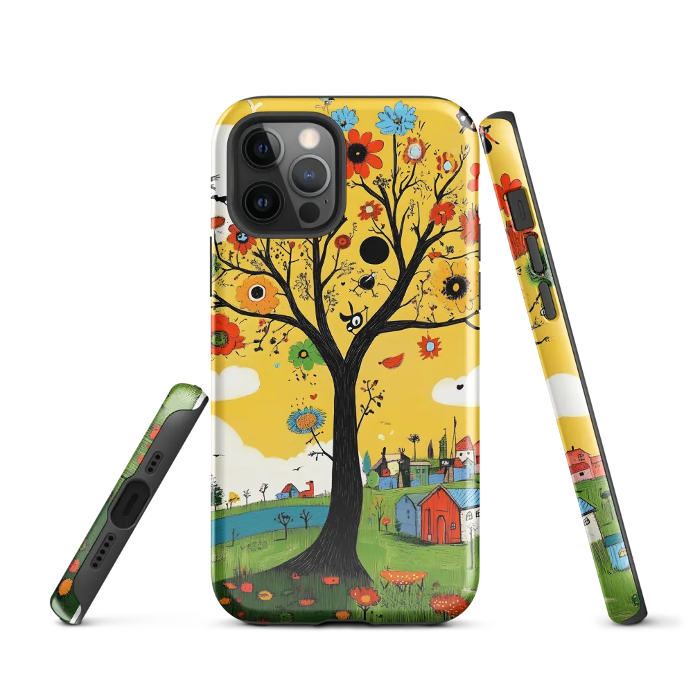 Whimsical Blooms of Life | Phone Case |  12 Pro | Tough Case | Glossy