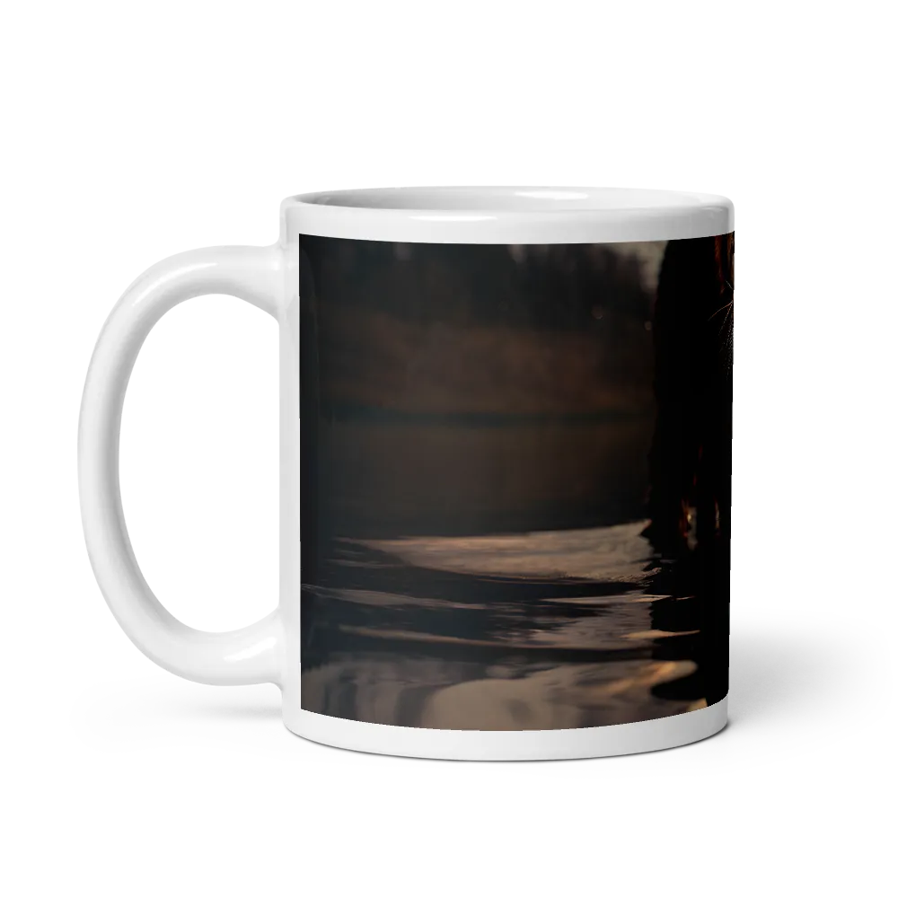 Majestic Reflection: The Tiger's Domain | Mugs | Multiple Sizes & Colors