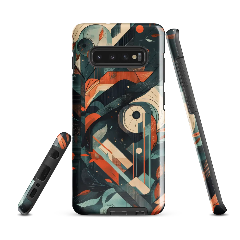 Nature's Geometric Dance | Phone Case |  S10 Plus | Tough Case | Glossy