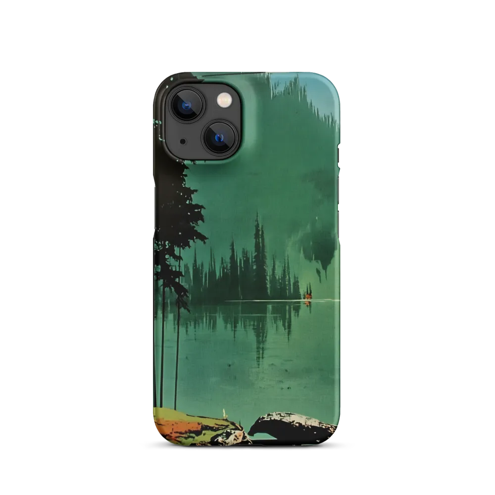 Serenity Reflected: A Tranquil Lake Scene