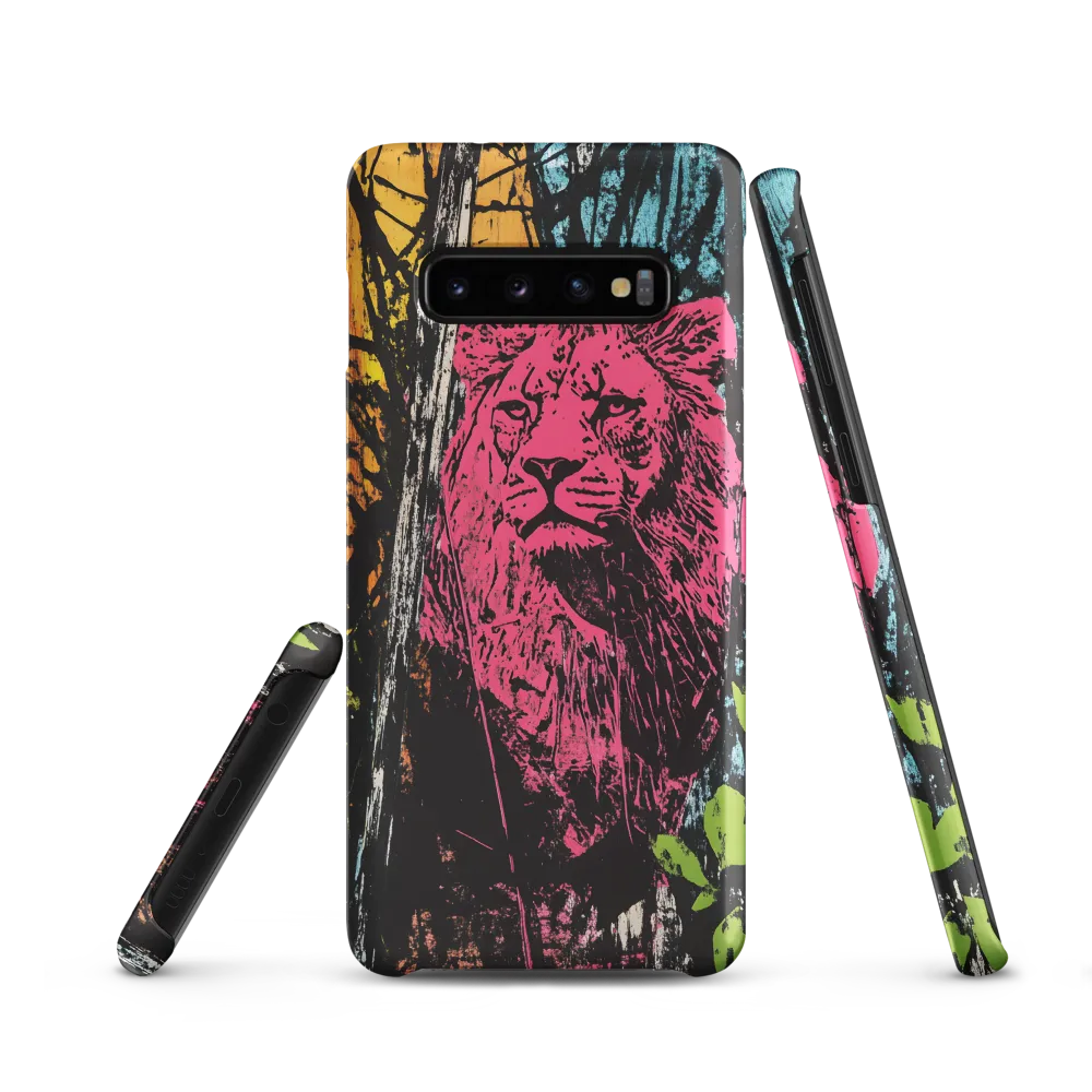 Fierce Vibrance: The Pink Lion