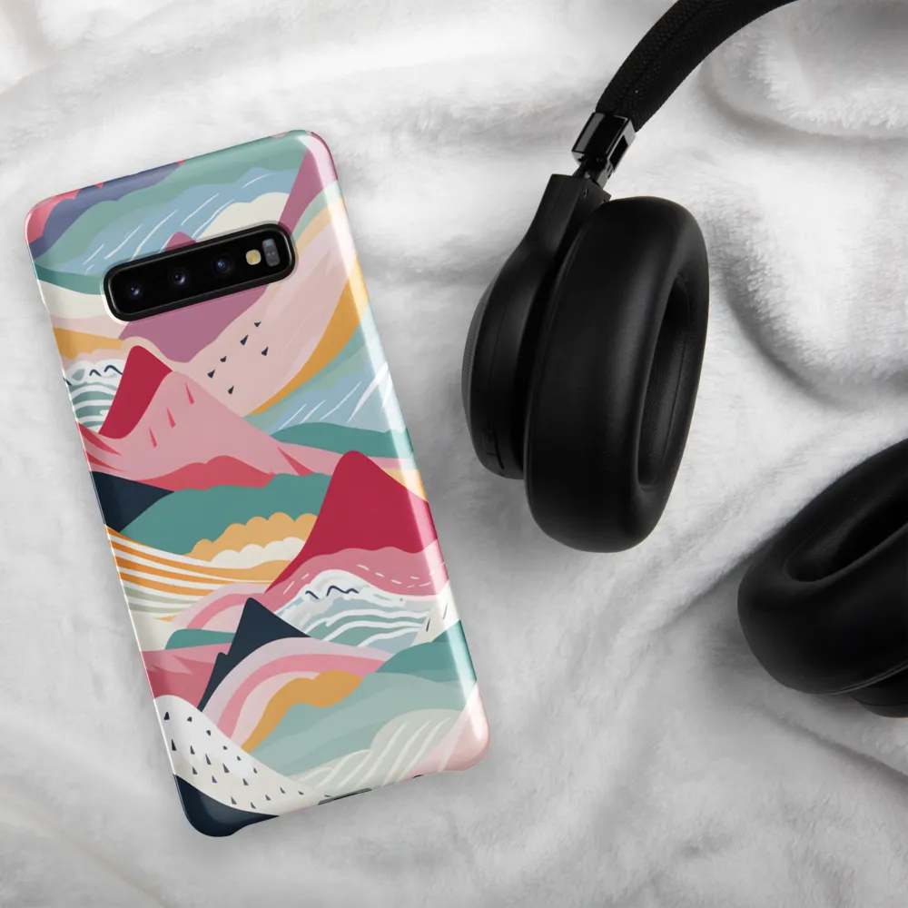 Harmonious Mountain Waves | Phone Case |  S10 Plus | Snap Case | Glossy