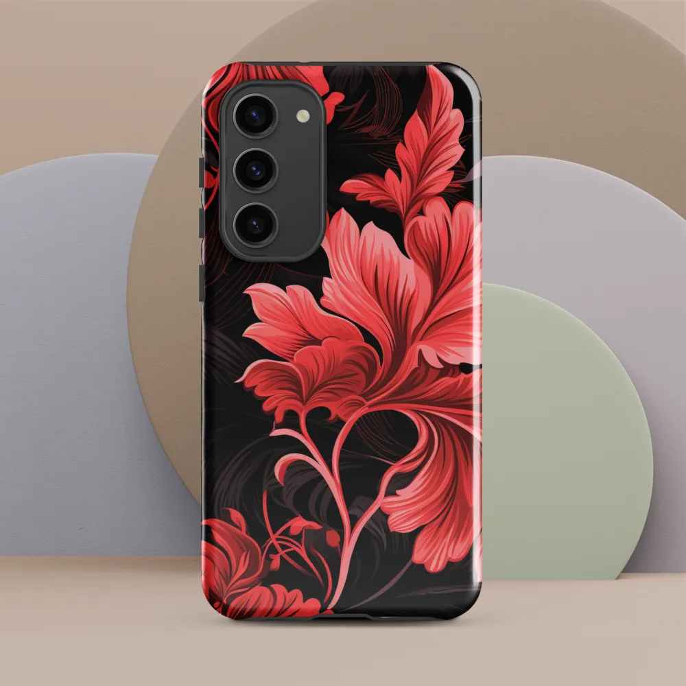 Tropical Elegance in Red