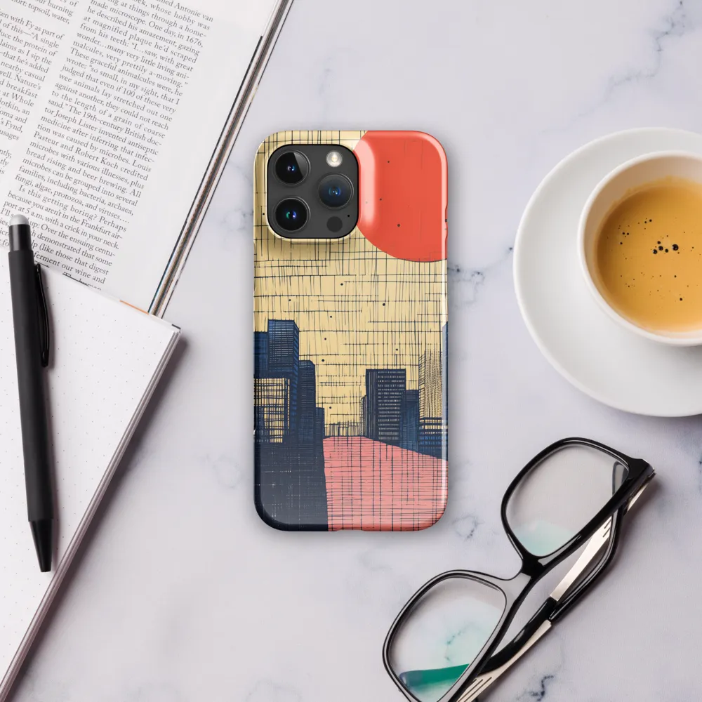 Urban Echoes: A Minimalist Cityscape