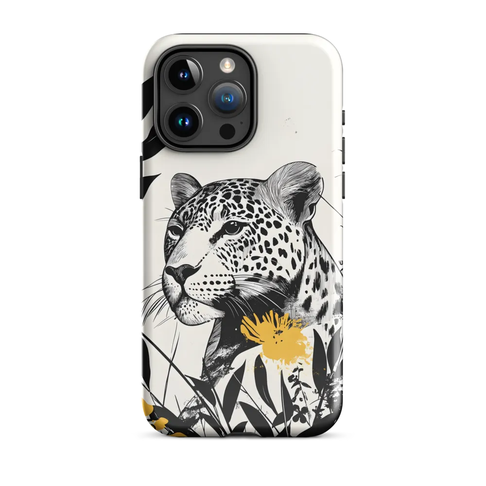 Majestic Leopard Amongst Flora